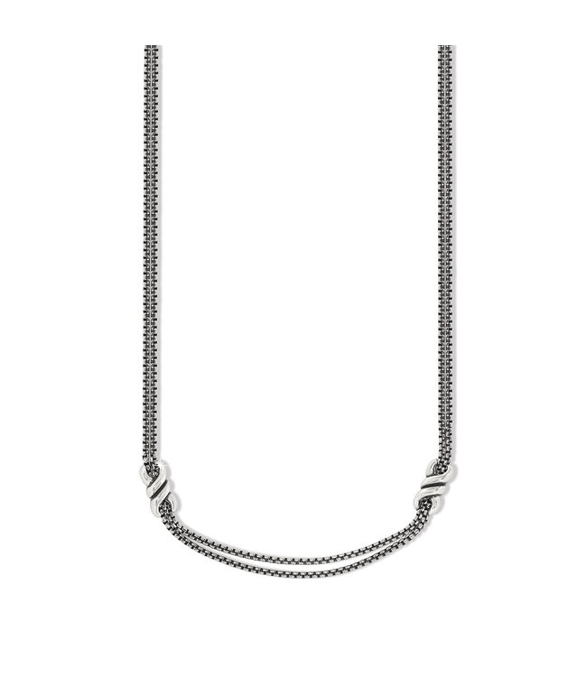 BRIGHTON Interlok Twist Double Necklace