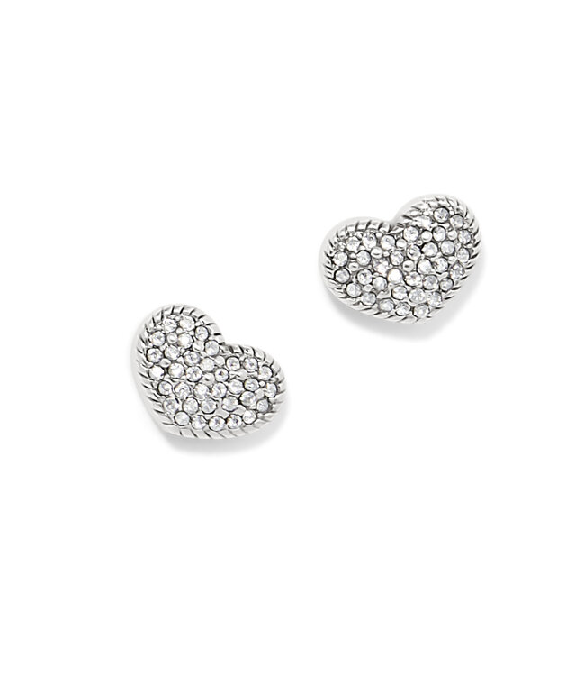 BRIGHTON Illumina Celeste Heart Post Earrings