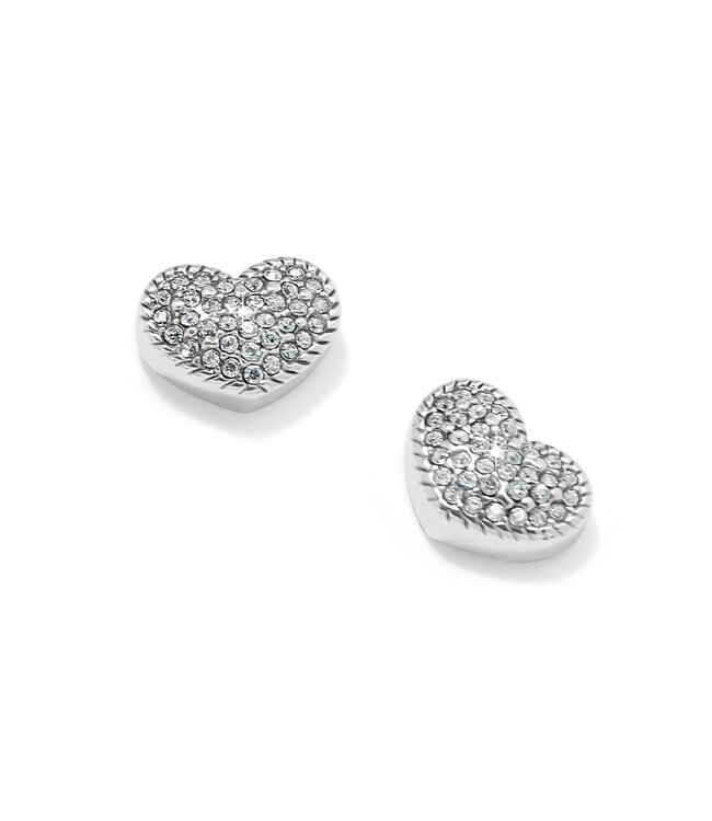 BRIGHTON Illumina Celeste Heart Post Earrings