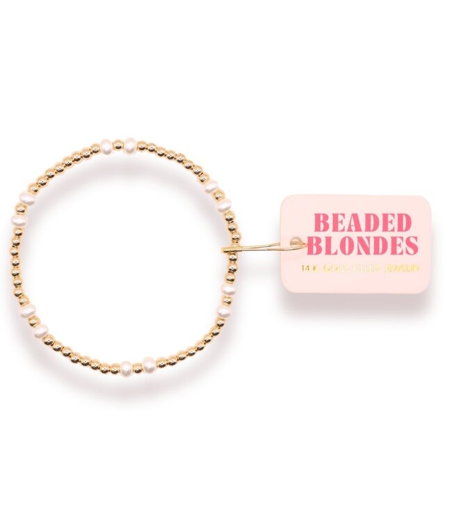 BEADED BLONDES Bethani Pearl Bracelet