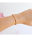 BEADED BLONDES 6.75" Ily Bracelet in Gold