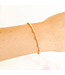 BEADED BLONDES 6.75" June Bracelet in Gold