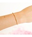 BEADED BLONDES 6.75" Leah Bracelet in Gold