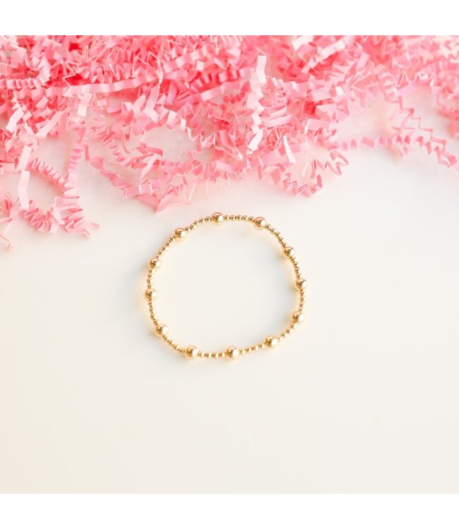 BEADED BLONDES Lively Bracelet in Gold