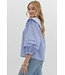 Valerie Solid 3/4 Sleeve V Neck Top
