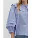Valerie Solid 3/4 Sleeve V Neck Top