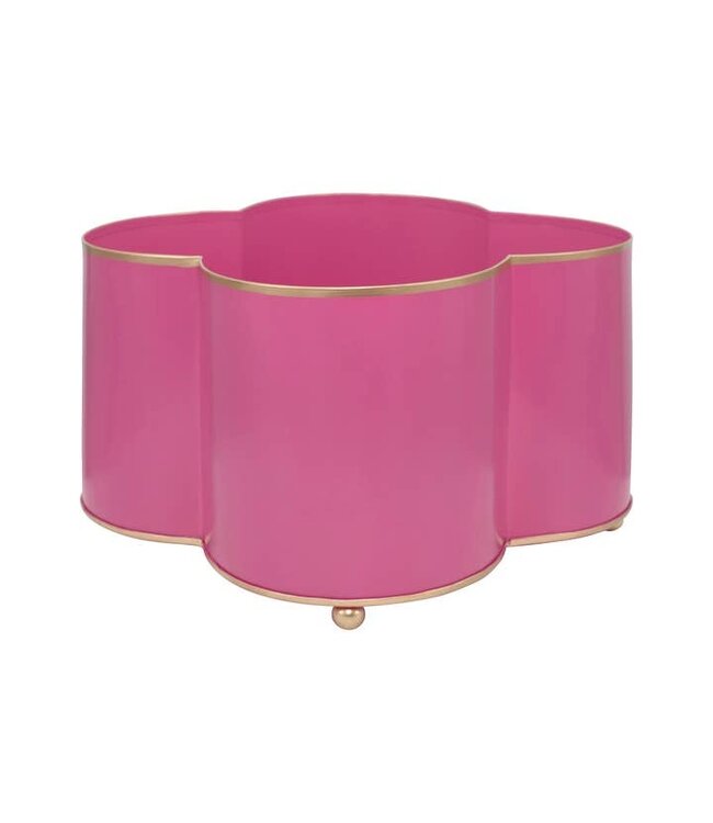 Mattie Quatrefoil Cachepot Planter