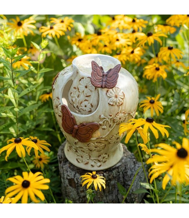 Florence Butterfly Garden Water Fountain