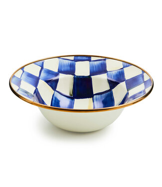 MACKENZIE CHILDS Royal Check Breakfast Bowl
