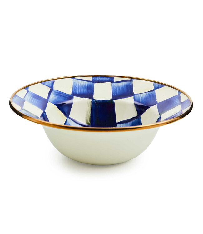 MACKENZIE CHILDS Royal Check Breakfast Bowl