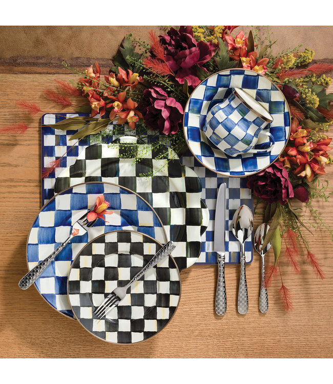 MACKENZIE CHILDS Royal Check Breakfast Bowl