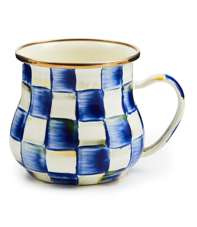 MACKENZIE CHILDS Royal Check Mug