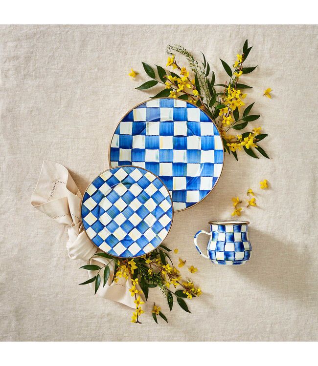 MACKENZIE CHILDS Royal Check Mug