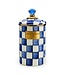 MACKENZIE CHILDS Royal Check Enamel Canister - Large