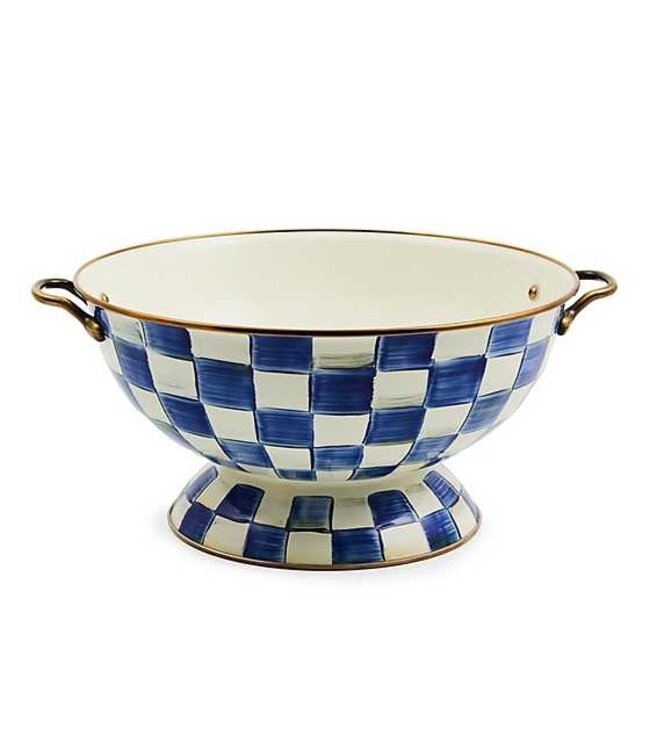 MACKENZIE CHILDS Royal Check Enamel Everything Bowl