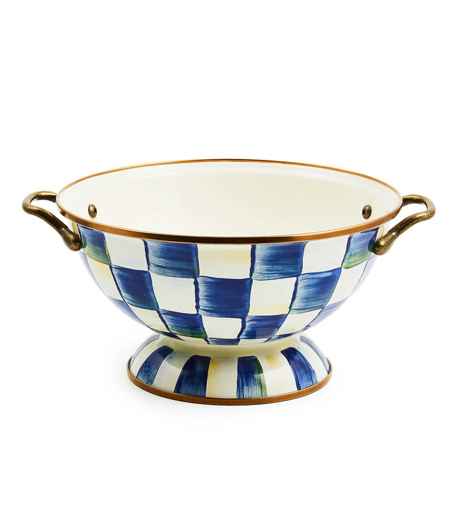 MACKENZIE CHILDS Royal Check Almost Everything Bowl