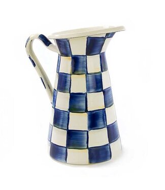 MACKENZIE CHILDS Royal Check Enamel Practical Pitcher - Medium