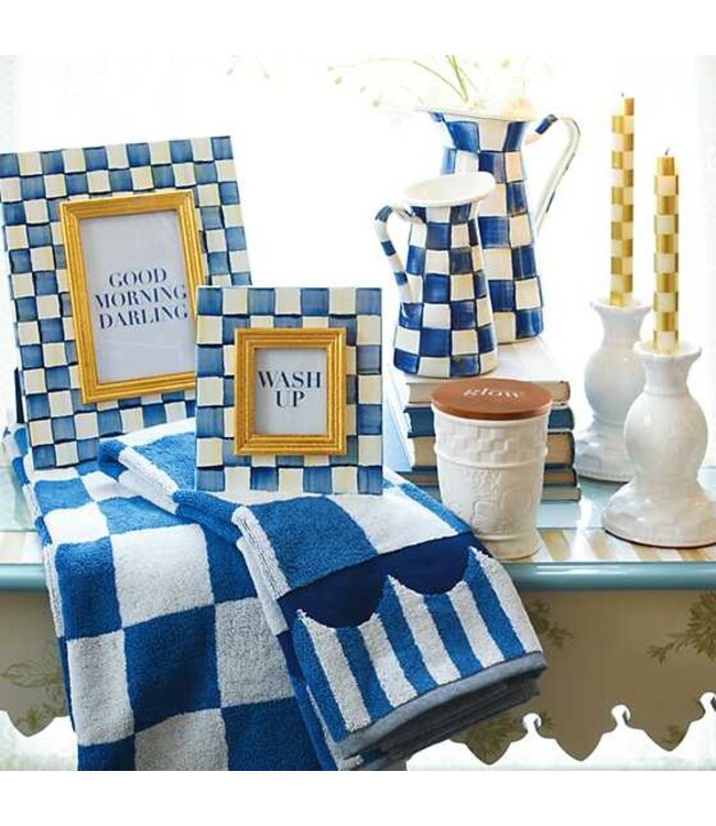 MACKENZIE CHILDS Royal Check Enamel Practical Pitcher - Medium