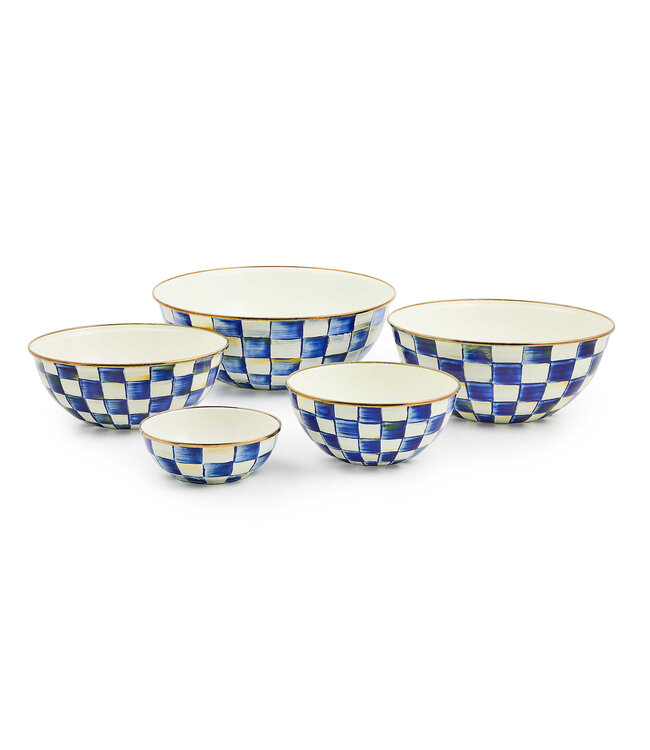 MACKENZIE CHILDS Royal Check Extra Large Everyday Bowl