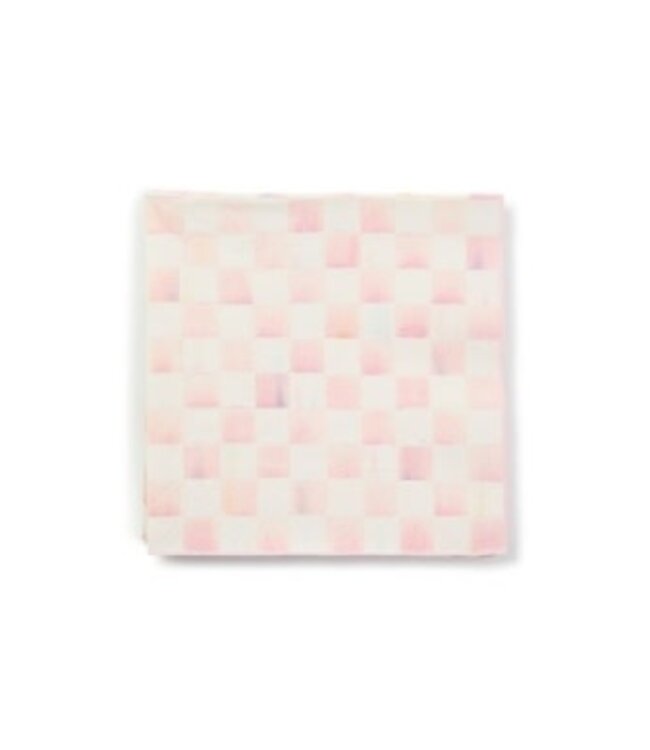 MACKENZIE CHILDS Rosy Check Dinner Paper Napkins