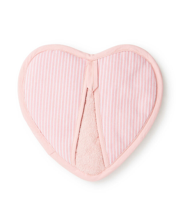MACKENZIE CHILDS Rosy Check Heart Potholder