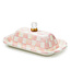 MACKENZIE CHILDS Rosy Check Butter Box