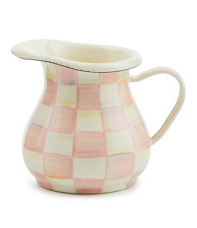 MACKENZIE CHILDS Rosy Check Creamer