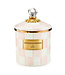 MACKENZIE CHILDS Rosy Check Enamel Canister Small