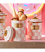 MACKENZIE CHILDS Rosy Check Enamel Canister Small