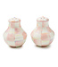 MACKENZIE CHILDS Rosy Check Salt & Pepper Shakers