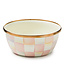 MACKENZIE CHILDS Rosy Check Pinch Bowl