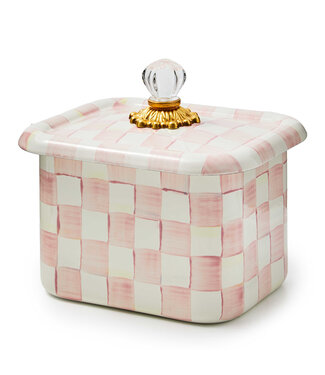 MACKENZIE CHILDS Rosy Check Recipe Box