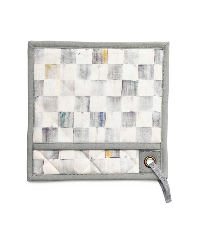 MACKENZIE CHILDS Sterling Check Bistro Pot Holder
