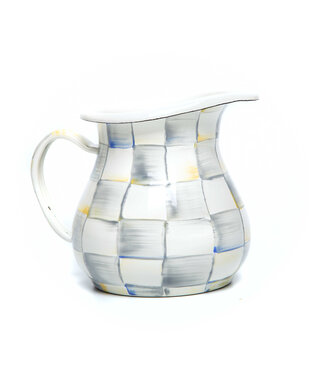 MACKENZIE CHILDS Sterling Check Creamer