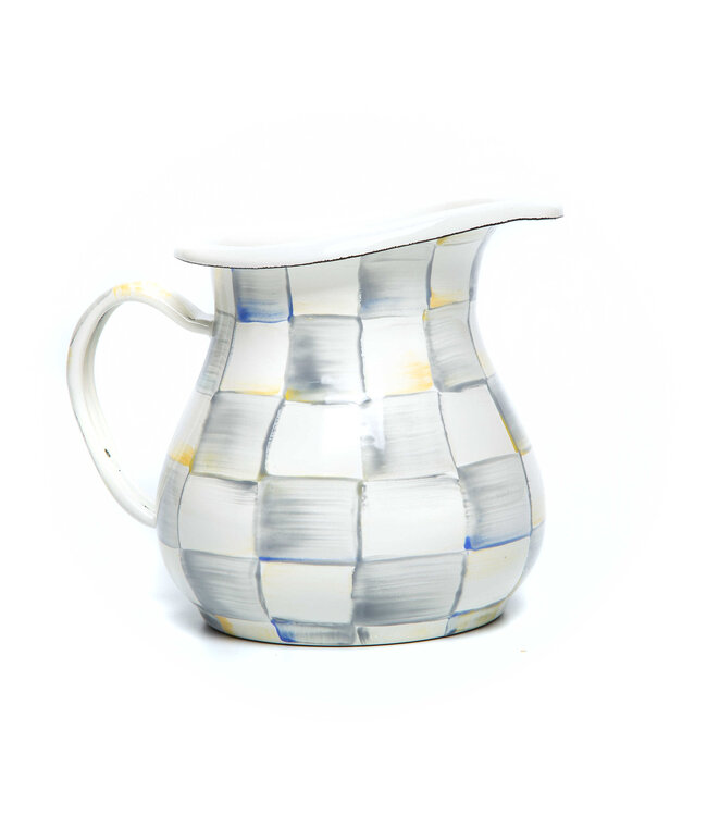 MACKENZIE CHILDS Sterling Check Creamer