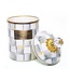 MACKENZIE CHILDS Sterling Check Medium Canister