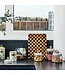 MACKENZIE CHILDS Sterling Check Kitchen Canister