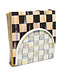 MACKENZIE CHILDS Sterling Check Napkin Holder