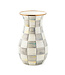 MACKENZIE CHILDS Sterling Check Tall Vase