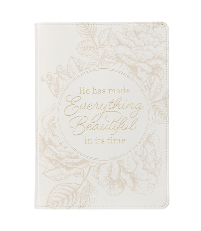 Journal Classic Ivory Everything Beautiful Ecc. 3:11