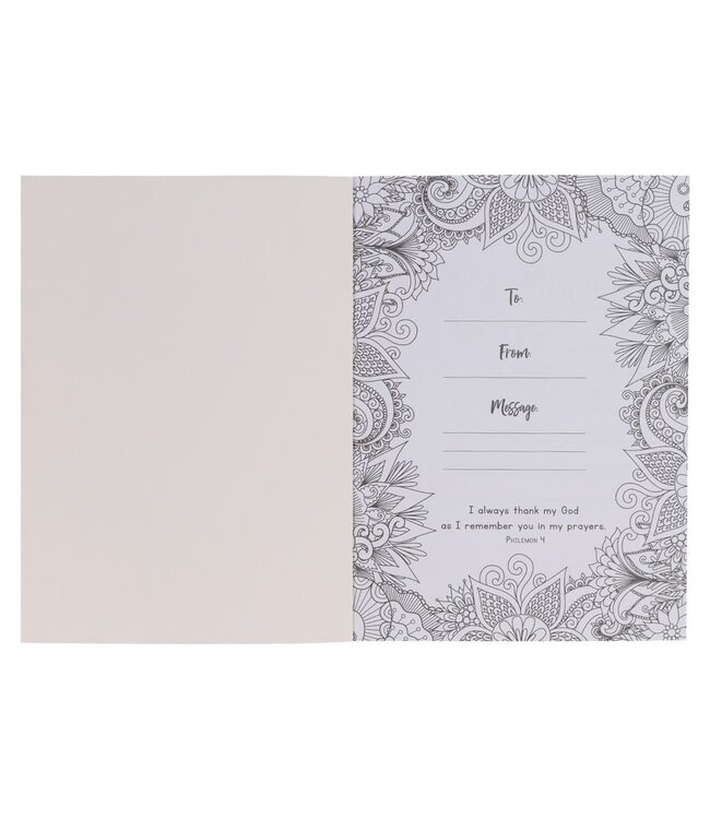 Pray More Worry Less Coloring Prayer Journal