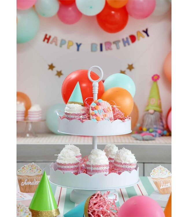 Scalloped Tiered Server