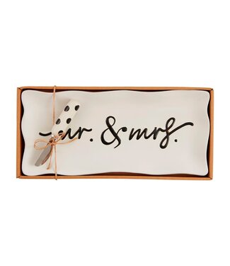 Mr. & Mrs. Hostess Tray Set