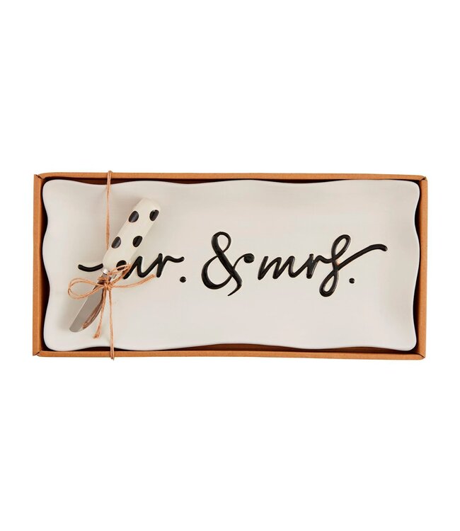 Mr. & Mrs. Hostess Tray Set