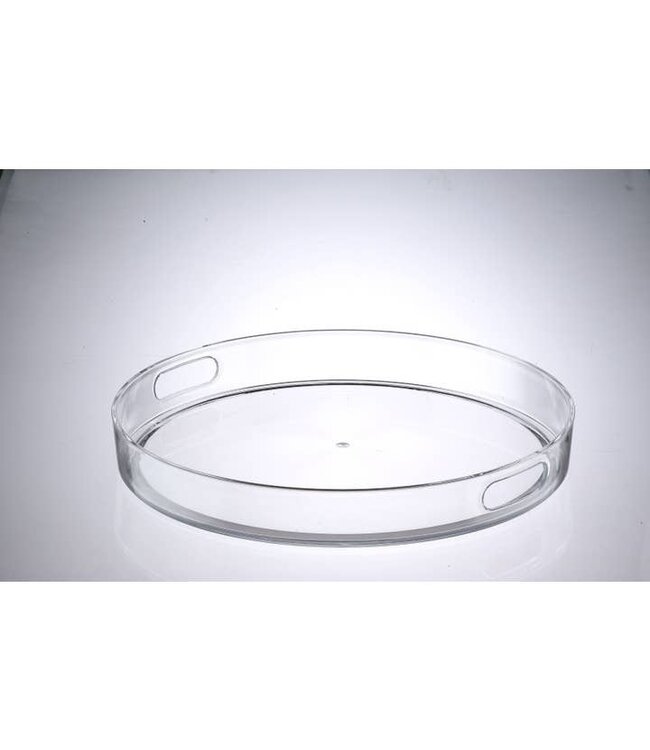 15" Round Tray With Handles