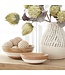 White Ceramic Basket Weave Vase
