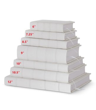White Cotton Canvas Journal