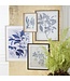 23.75 Inch Black & Gold Framed Blue Arbor Print