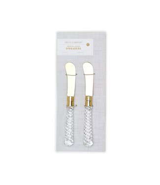 Spreader on Gift Card - Crystal Clear Sold as Set