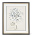 23.75 Inch Black & Gold Framed Blue Arbor Print